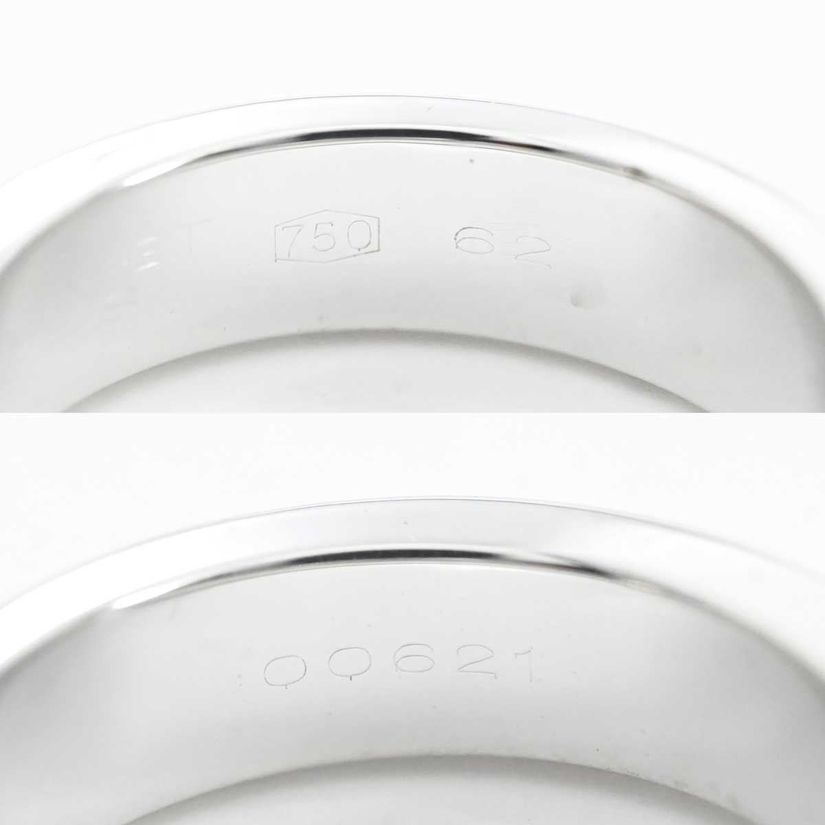 ショーメ CHAUMET 750WG ホワイトゴールド ダイヤ リアンリング 62号 3095
