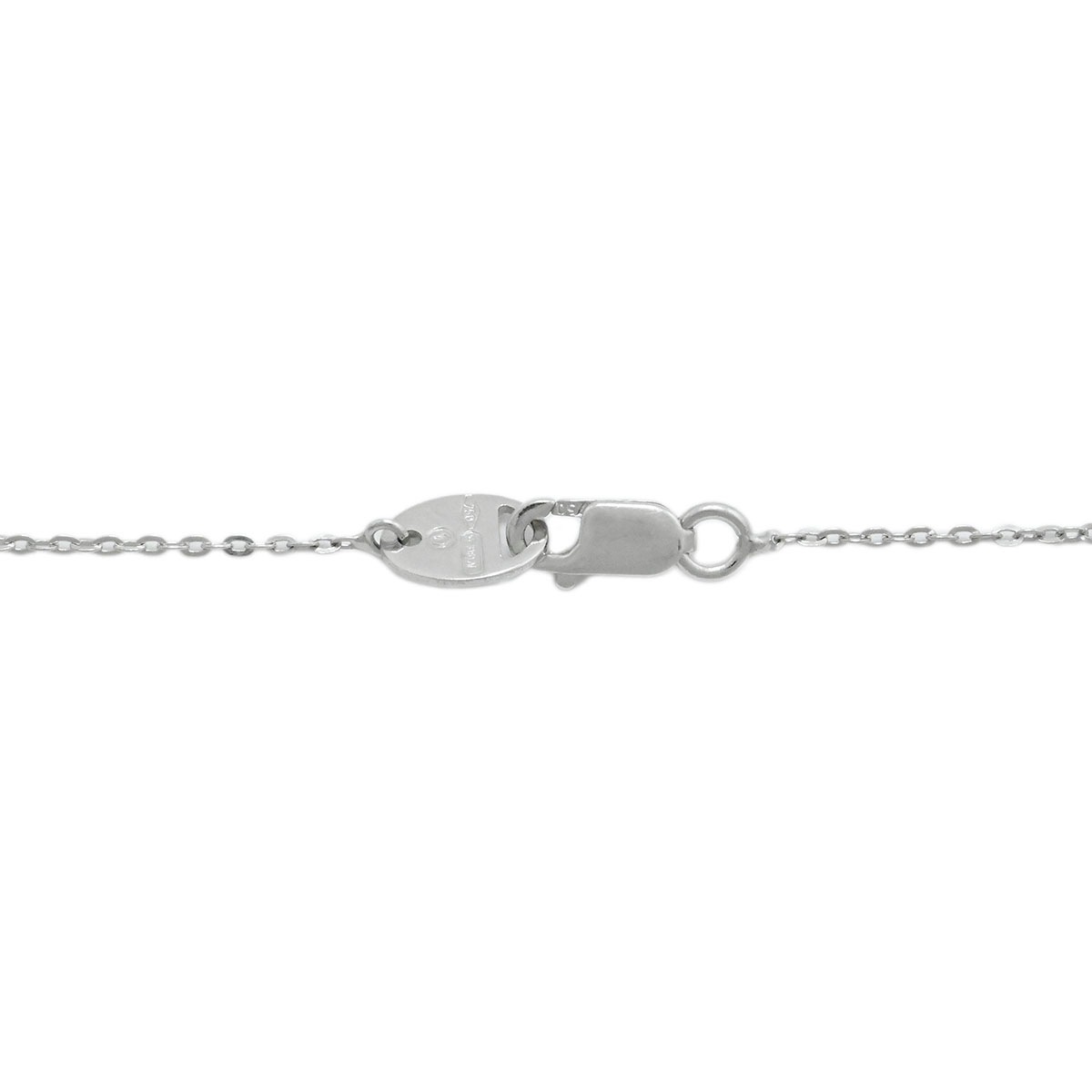 ダミアーニ DAMIANI K18WG 750WG ホワイトゴールド ミニ シンボリ ダイヤ　クロスネックレス  3964