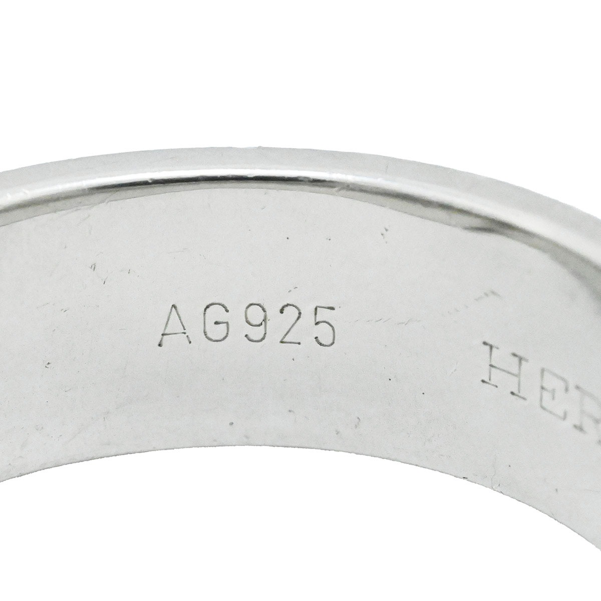 エルメス HERMES SV925 シルバー ケリーリング サイズ55 3734