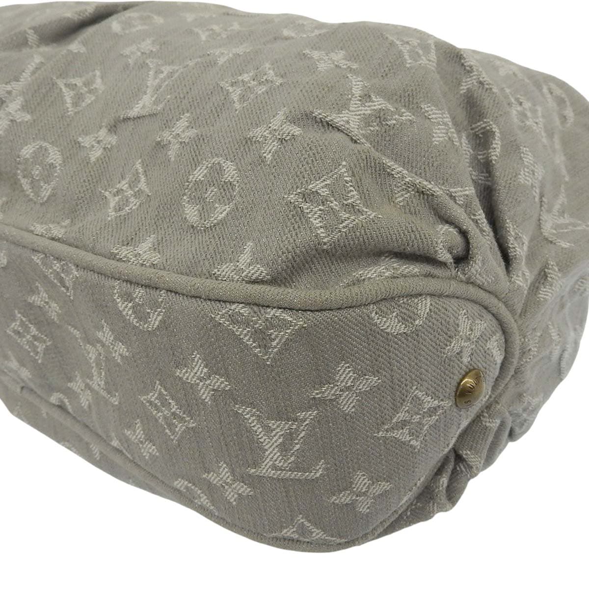 ルイヴィトン LOUIS VUITTON モノグラムデニム スライトリー ショルダーバッグ 斜め掛け モノグラムデニム グレー レディース M95834 4618