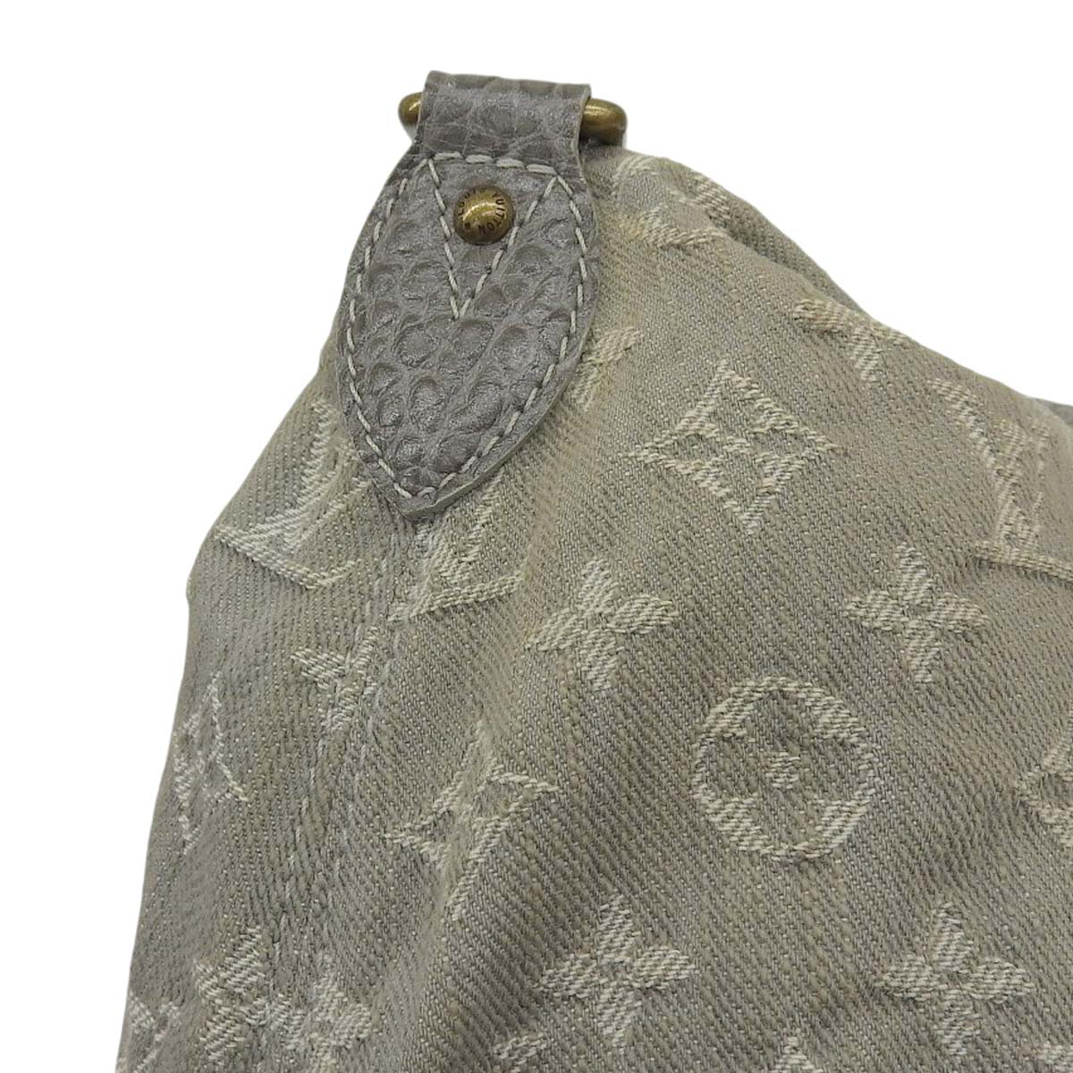 ルイヴィトン LOUIS VUITTON モノグラムデニム スライトリー ショルダーバッグ 斜め掛け モノグラムデニム グレー レディース M95834 4618