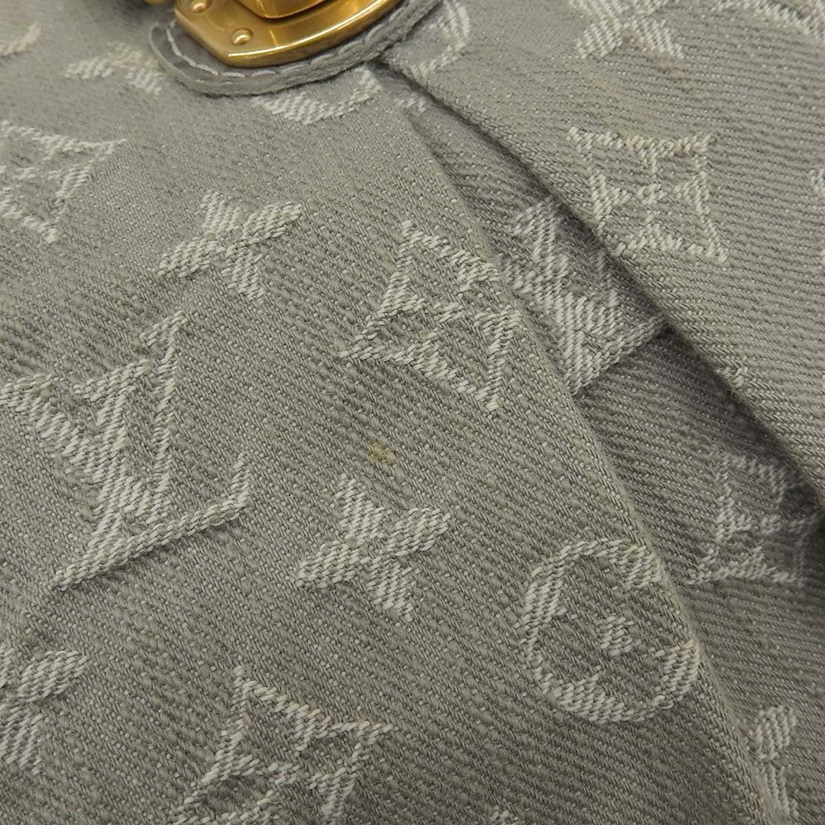 ルイヴィトン LOUIS VUITTON モノグラムデニム スライトリー ショルダーバッグ 斜め掛け モノグラムデニム グレー レディース M95834 4618