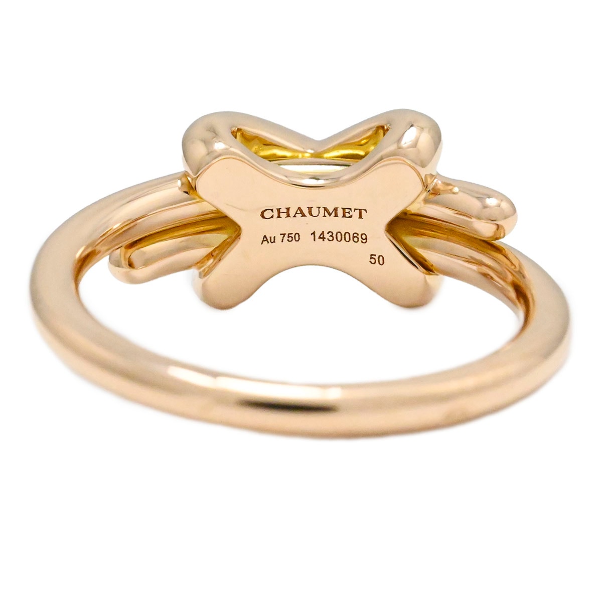 【仕上げ済み】ショーメ　リアン　ダイヤ　ジュドゥ　リング　750 ショーメ CHAUMET 750PG K18PG ピンクゴールド ジュ ドゥ リアン