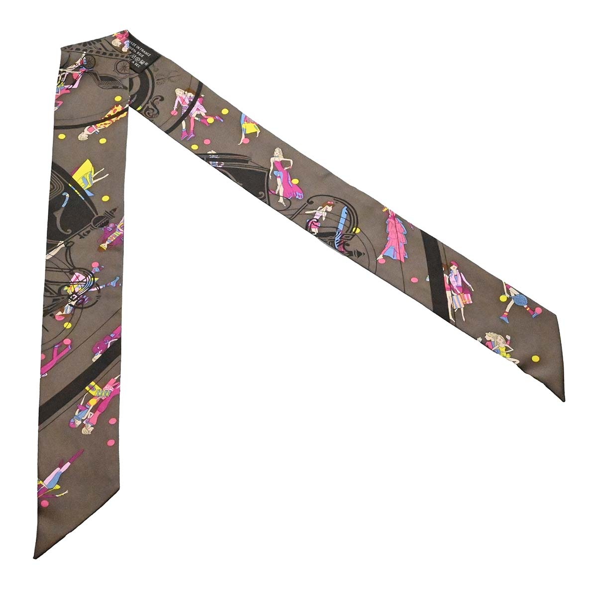 エルメス HERMES ツイリー シルク スカーフ エクスリブリス パリジェンヌ Ex-Libris Parisiennes レディース  3612