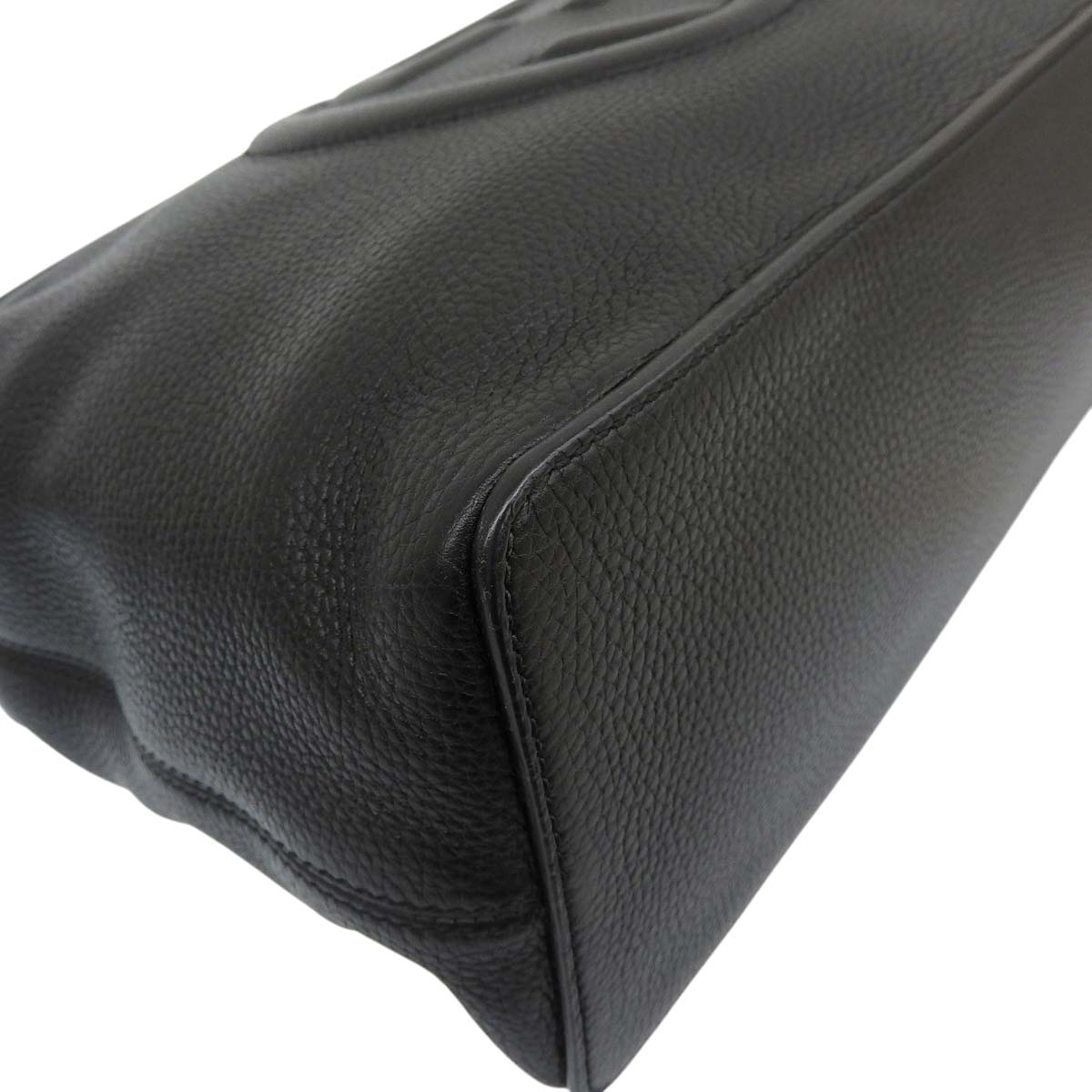 グッチ GUCCI インターロッキング ショルダーバッグ ハンドバッグ 2WAYバッグ ソーホー タッセル レザー ブラック レディース 4619