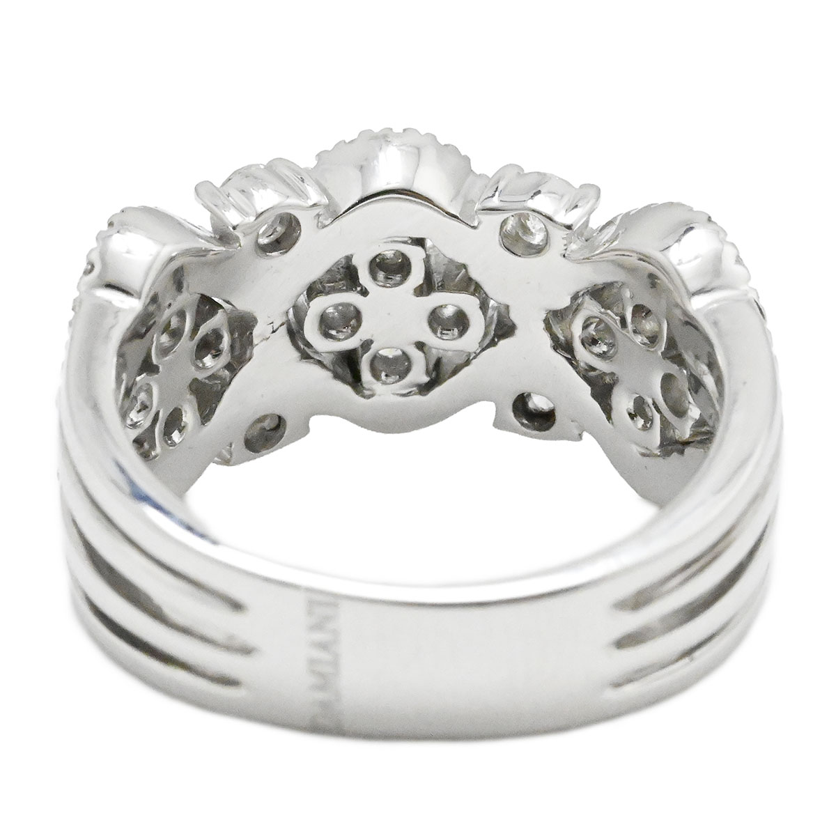 ダミアーニ DAMIANI 750WG K18WG ホワイトゴールドダイヤ リング サイズ13号 レディース  3967