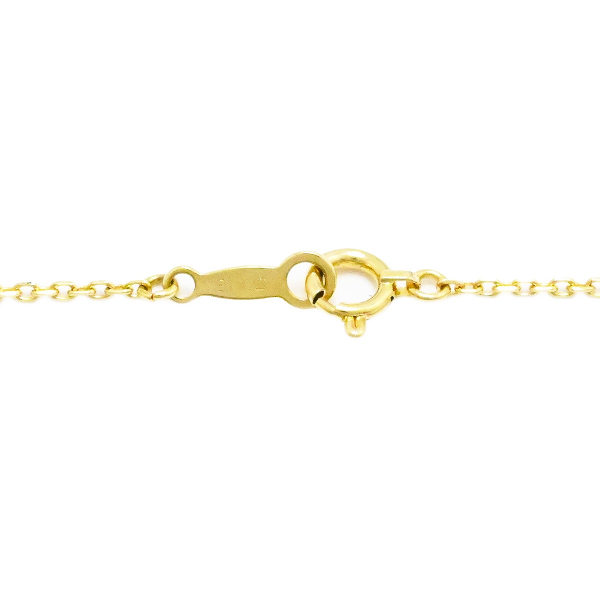 ミキモト MIKIMOTO K18YG イエローゴールド ダイヤ0.25ct クロスネックレス レディース ペンダント  2127