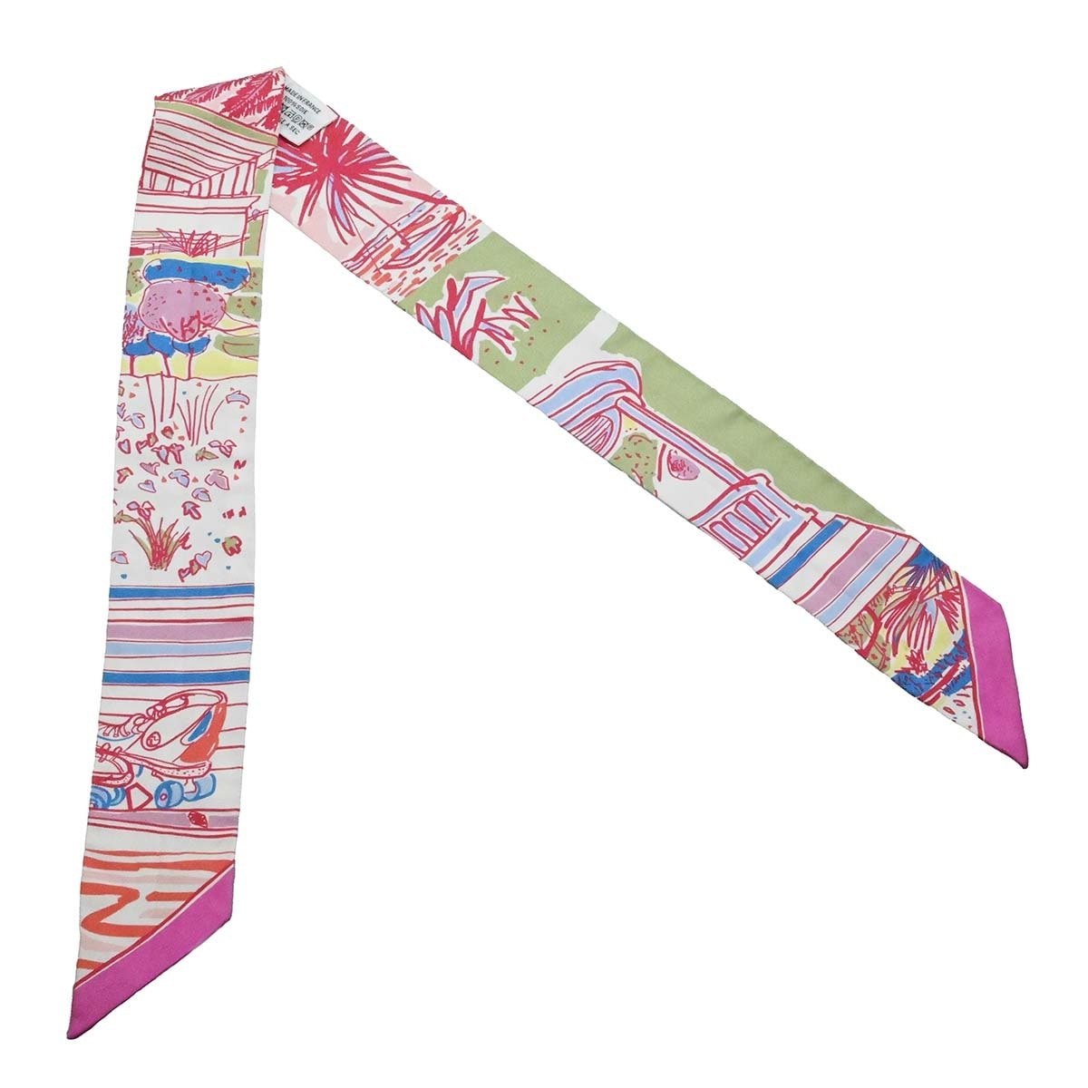 エルメス HERMES ツイリー シルク スカーフ レイユール・デテ Rayures