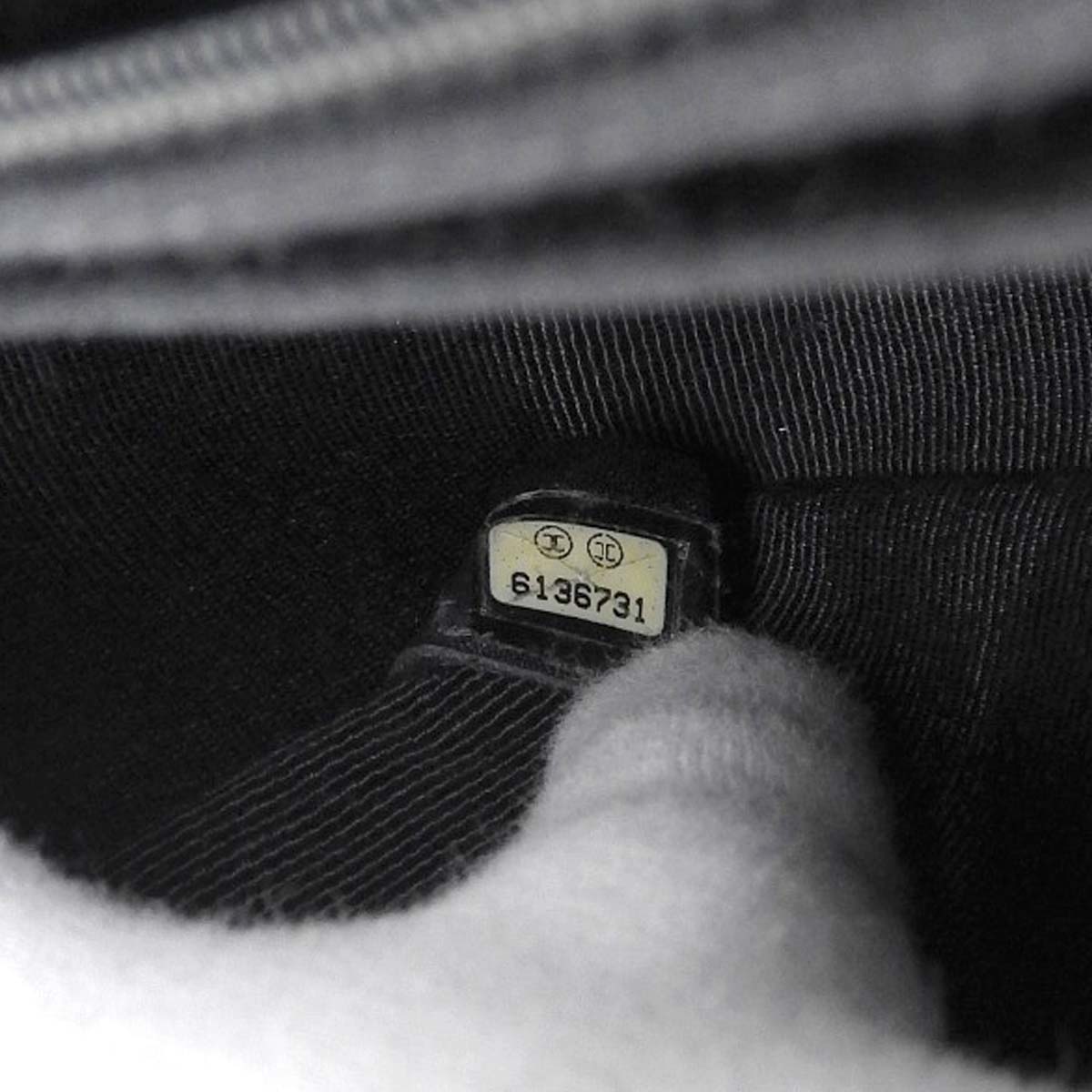 シャネル CHANEL ワイルドステッチ チェーン ショルダーバッグ レザー ブラック レディース 6番 4518