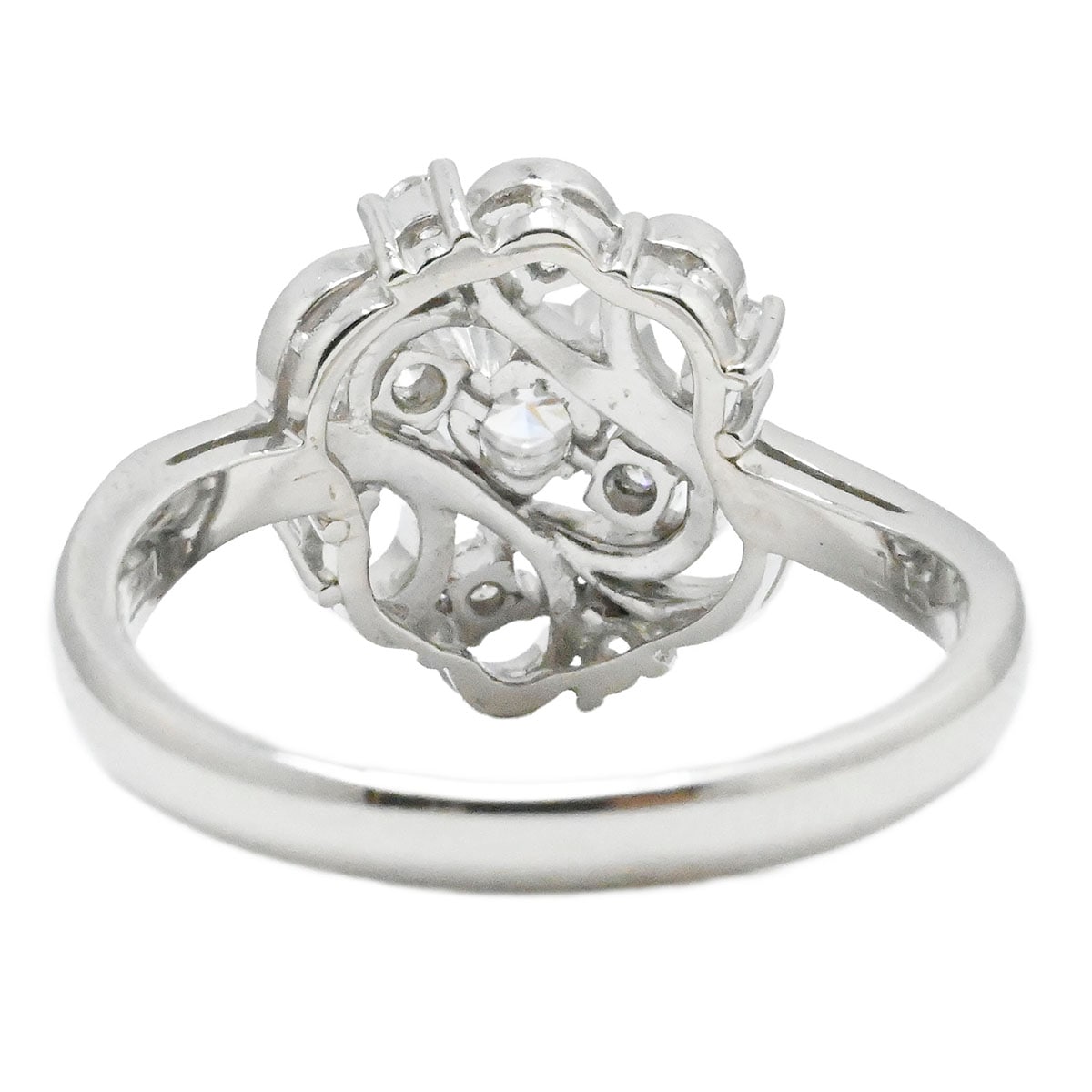 セイコー  SEIKO PT900 プラチナ ダイヤ0.16ct 0.15ct リング サイズ12号 レディース  3969