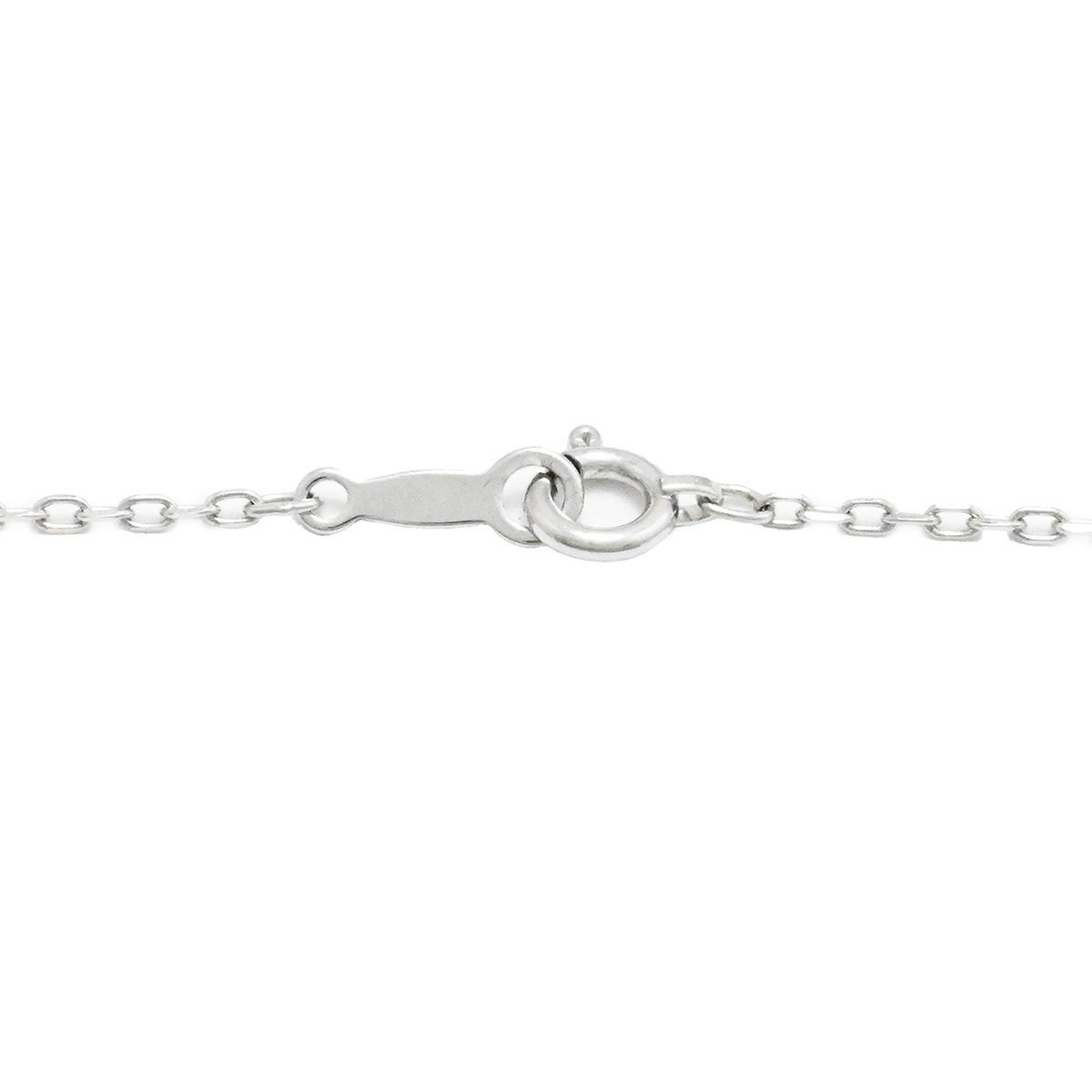 ミキモト MIKIMOTO K18WG ホワイトゴールド チェーンネックレス レディース  2128