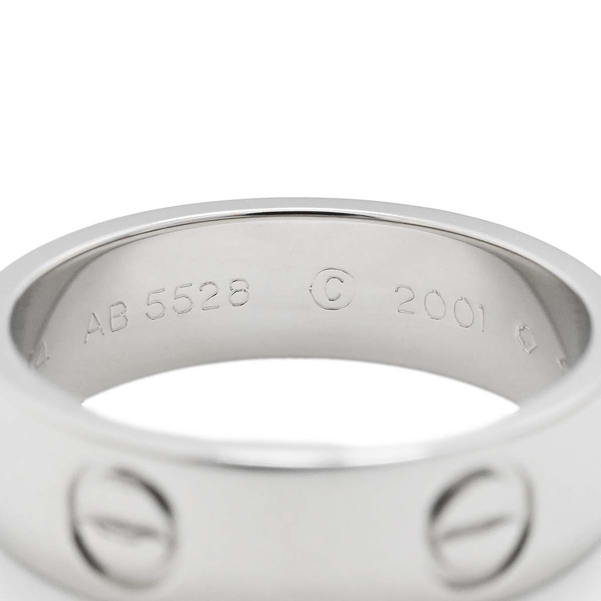 カルティエ CARTIER PT950 プラチナ ラブリング サイズ54  3571