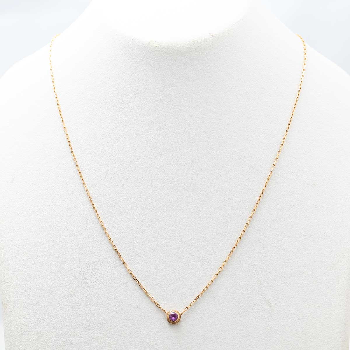 カルティエ CARTIER 750PＧ ピンクゴールド ディアマンレジェ ダムール ネックレス レディース  3359