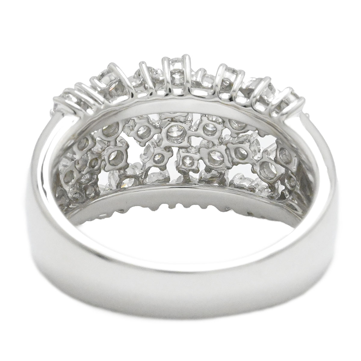 タサキ TASAKI K18WG ホワイトゴールド ダイヤ0.98ct リング サイズ14