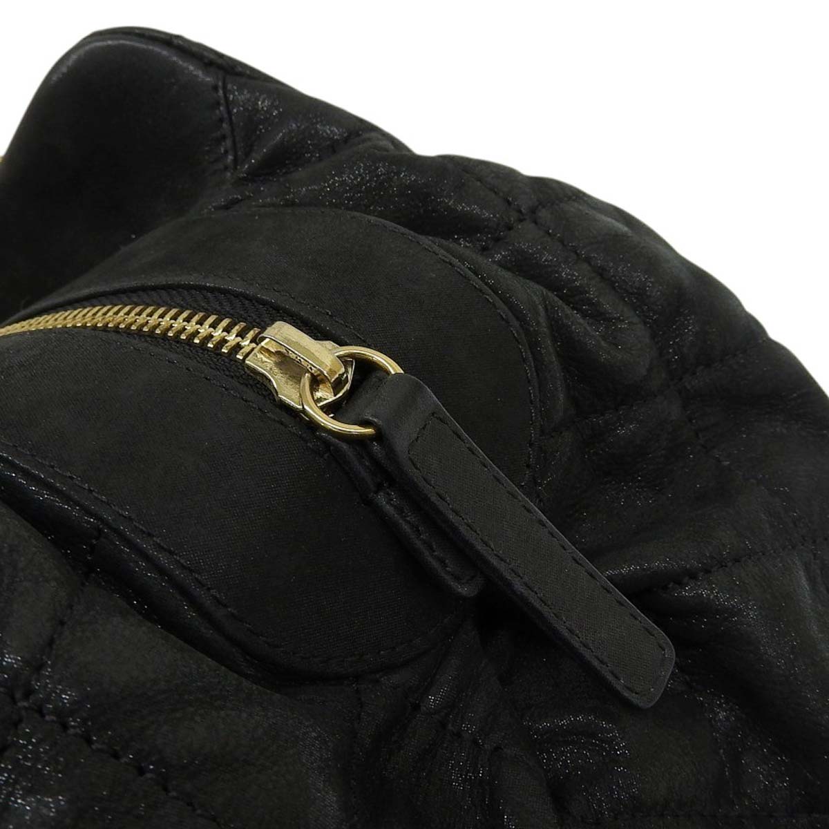 シャネル CHANEL マトラッセ ココマーク チェーンショルダー レザー ブラック レディース 15番台 4624