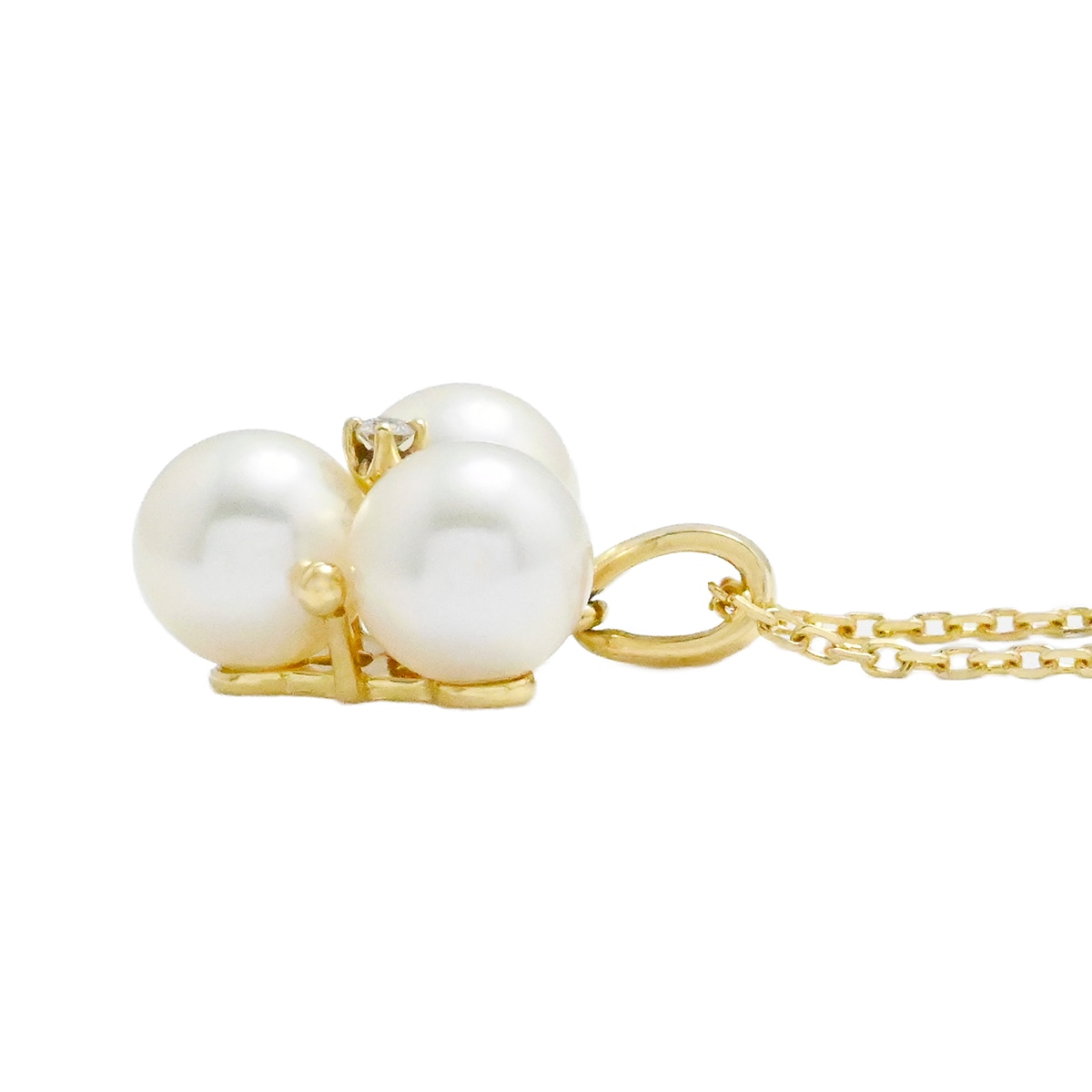 【希少】MIKIMOTO 2001年製 ゴールド 金 シルバー 真珠 小物入れ ミキモト MIKIMOTO K18YG イエローゴールド パール ダイヤ 真珠