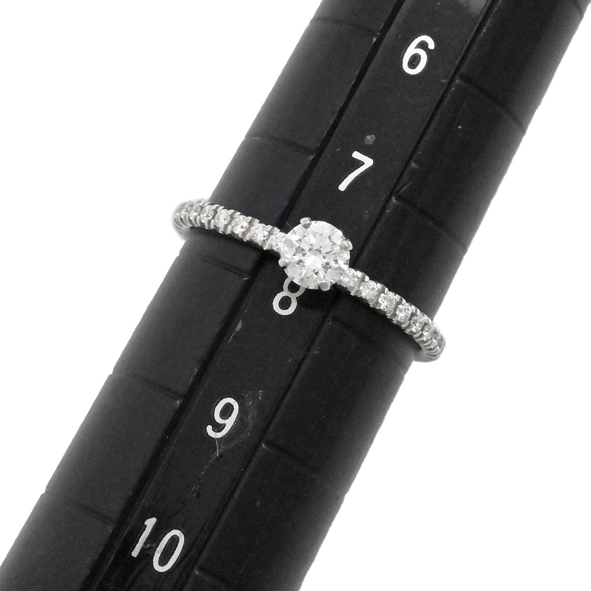 ブシュロン BOUCHERON Pt950 プラチナ ダイヤ ミニ ビーラブド リング サイズ48 レディース 一粒ダイヤモンド 指輪  2131