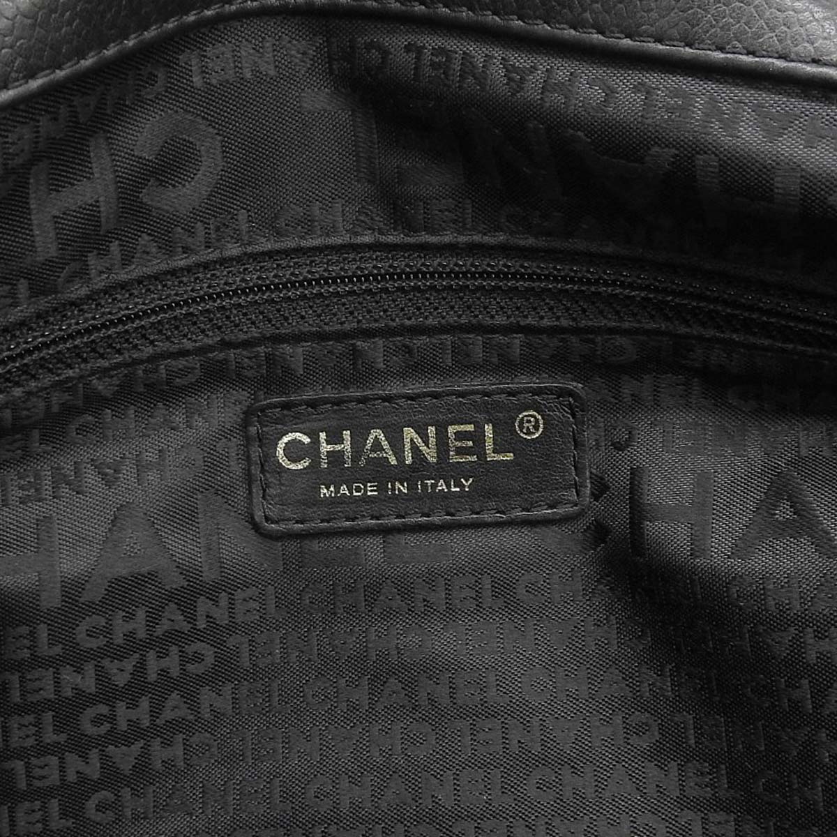 シャネル CHANEL ココマーク ハンドバッグ キャビアスキン ブラック レディース 8番台 4625