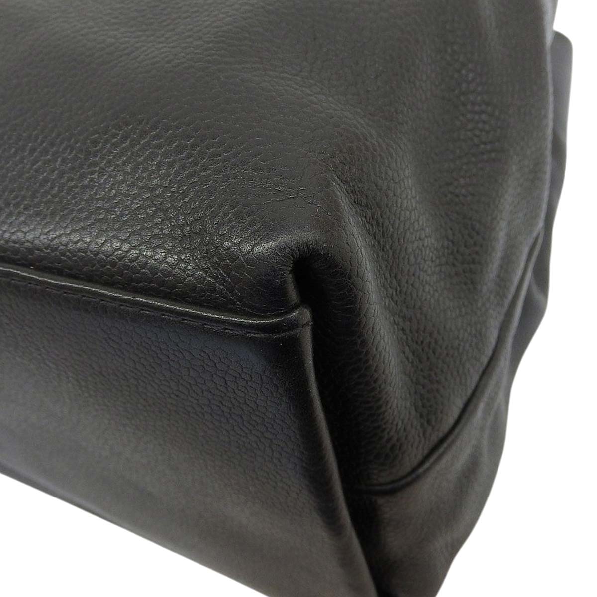 シャネル CHANEL ココマーク ハンドバッグ キャビアスキン ブラック レディース 8番台 4625