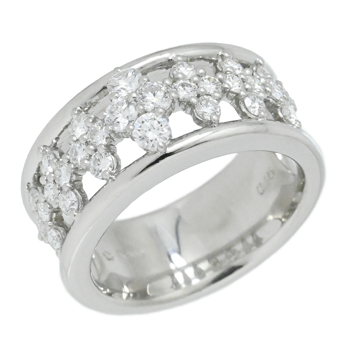 星の砂 HOSHINOSUNA PT900 プラチナ ダイヤ0.95ct リング レディース サイズ 14号  3973