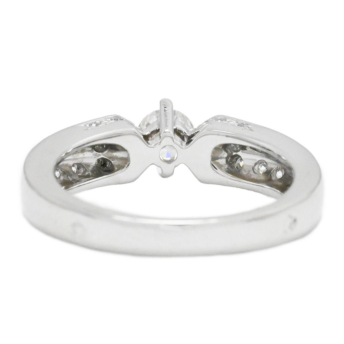 ショーメ CHAUMET PT950 プラチナ プリュム ソリテール ダイヤリング 