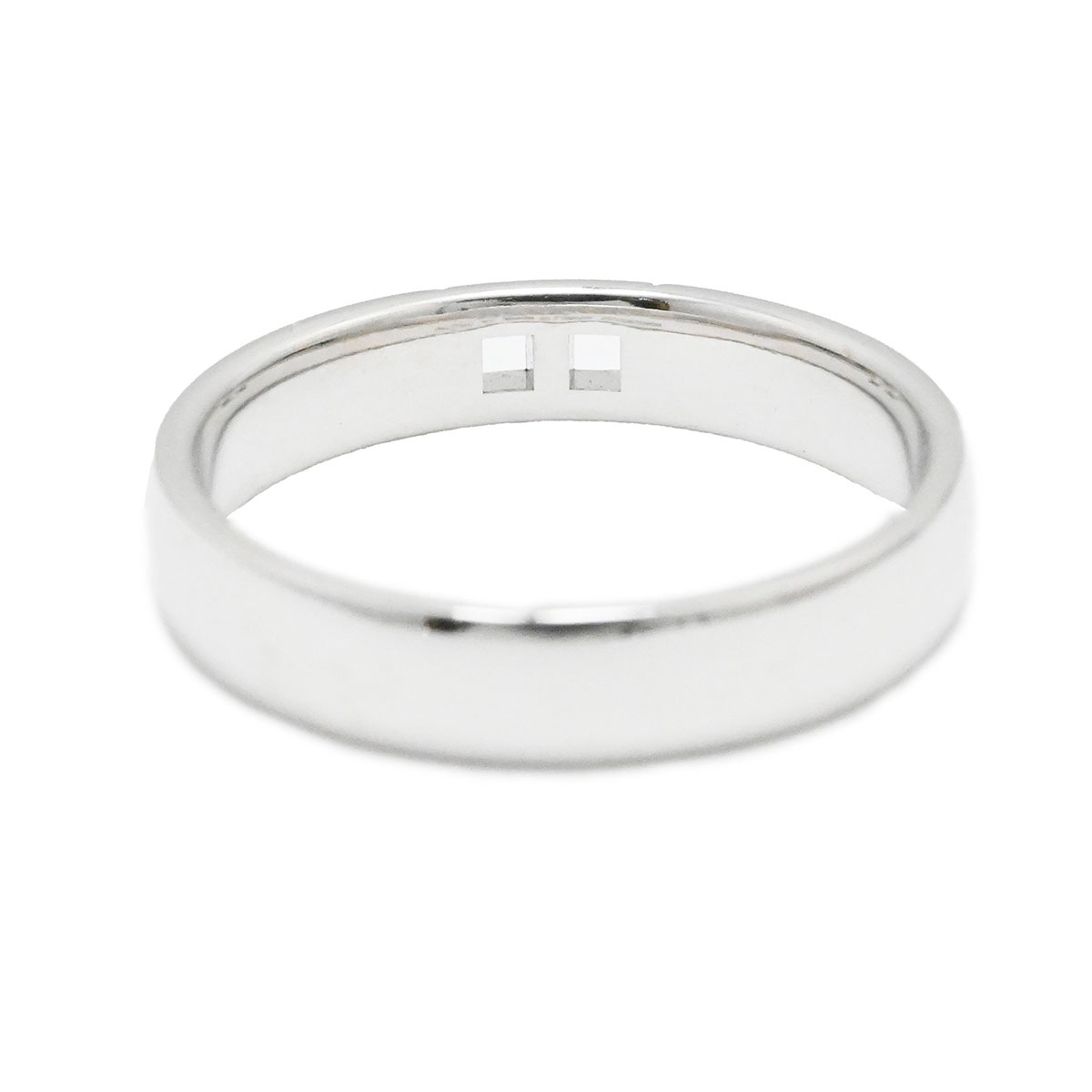 エルメス HERMES ヘラクレスミニ 750WG ホワイトゴールド ダイヤ リング サイズ49 レディース 3728