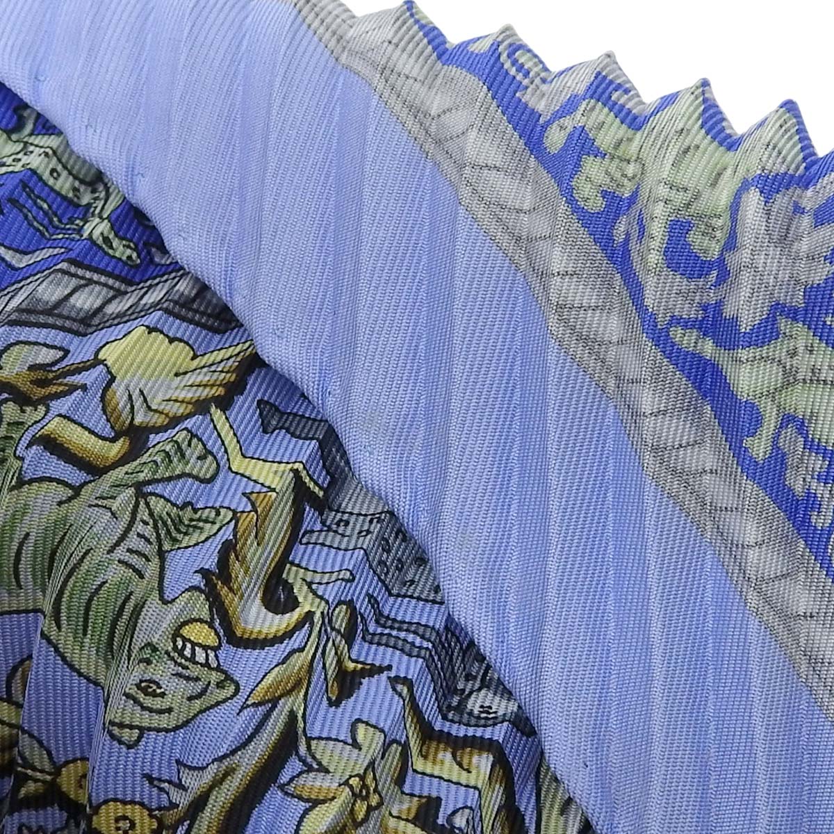 エルメス HERMES プリーツ スカーフ CHASSE EN INDE インドの狩猟 像