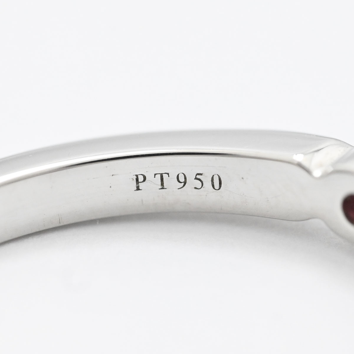 ティファニー TIFFANY & Co. PT950 プラチナ ジャズグラジェエイテッド リング 8号 レディース  3395