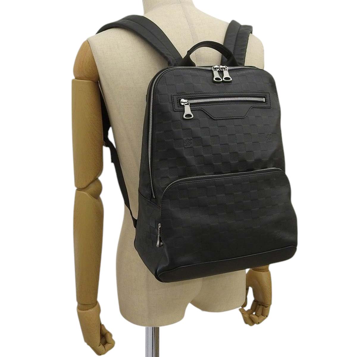 ルイヴィトン LOUIS VUITTON ダミエ アンフィニ アベニュー バッグパック リュック オニキス メンズ M41043 4627