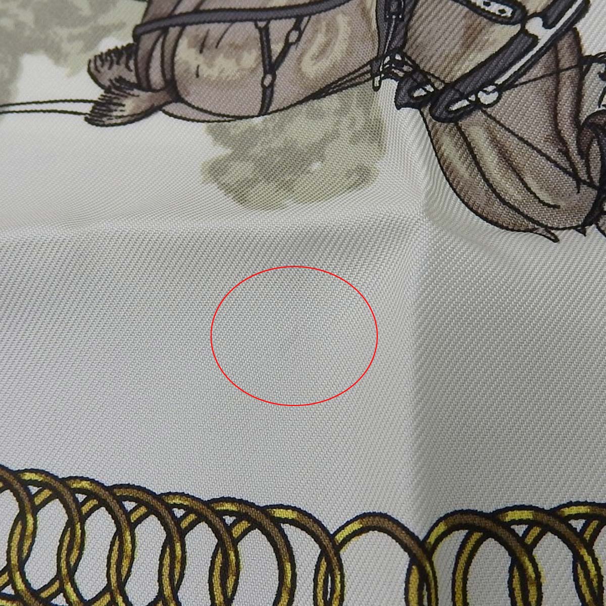 エルメス HERMES カレ90 ロンシャンへの散歩 馬車 スカーフ シルク