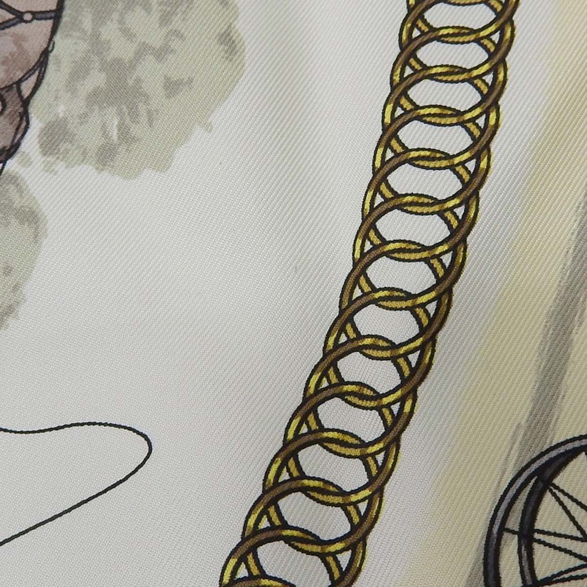 エルメス HERMES カレ90 ロンシャンへの散歩 馬車 スカーフ シルク