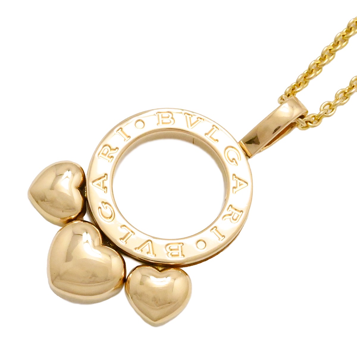 ブルガリ BVLGARI 750PG ピンクゴールド アレグラ バレンタイン限定 ネックレス レディース  2010