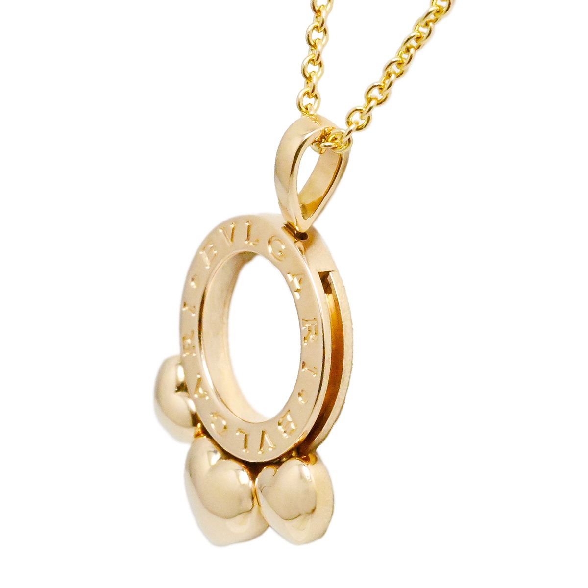 ブルガリ BVLGARI 750PG ピンクゴールド アレグラ バレンタイン限定 ネックレス レディース  2010
