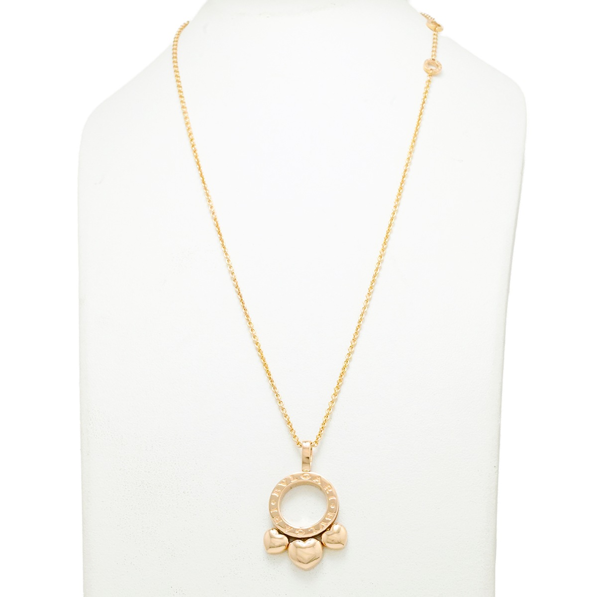 ブルガリ BVLGARI 750PG ピンクゴールド アレグラ バレンタイン限定 ネックレス レディース  2010