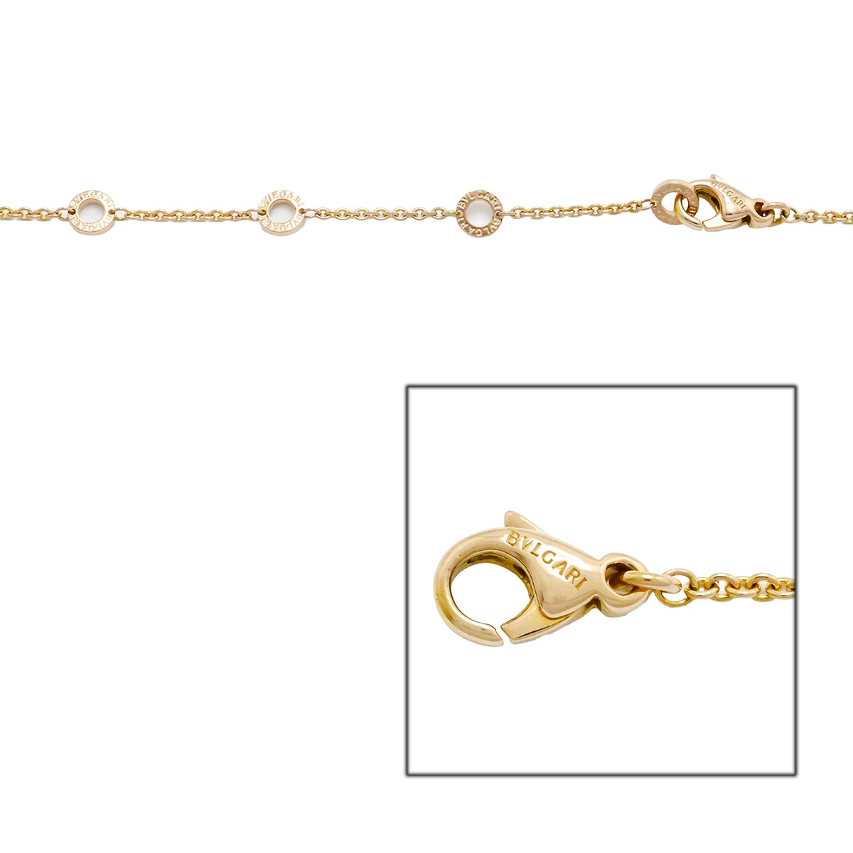 ブルガリ BVLGARI 750PG ピンクゴールド アレグラ バレンタイン限定 ネックレス レディース  2010