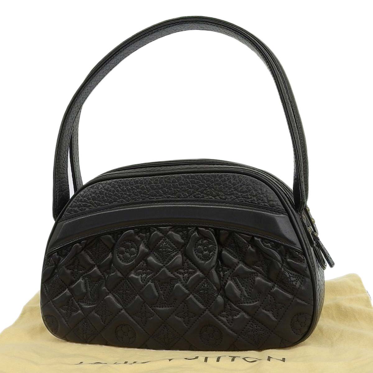 ルイヴィトン LOUIS VUITTON モノグラムヴィエンナ クララ ハンドバッグ レザー ノワール レディース M95105 4628