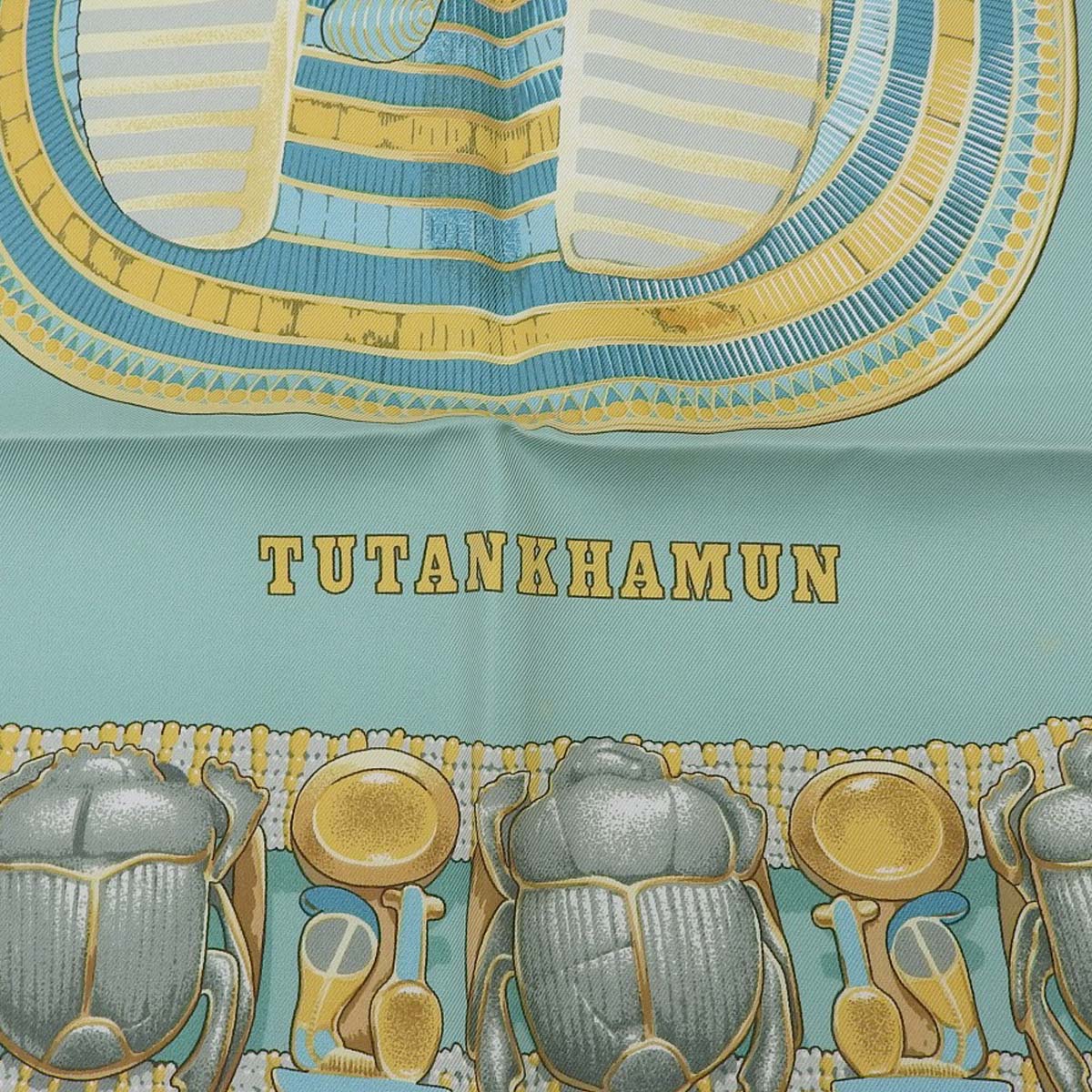 エルメス HERMES カレ90 TUTANKHAMUN ツタンカーメン スカーフ シルク
