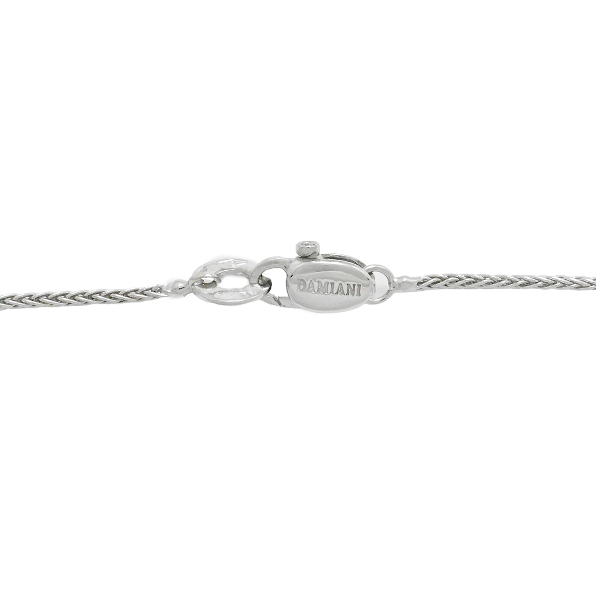 ダミアーニ DAMIANI 750WG ホワイトゴールド ブラックダイヤ ダイヤ1P クロス ネックレス レディース  2011