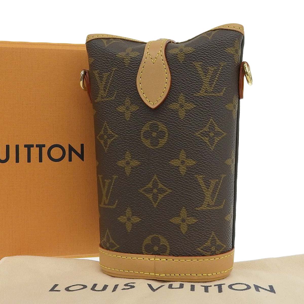 ルイヴィトン LOUIS VUITTON モノグラム フォールドミーポーチ ミニバッグ ショルダーバッグ 斜め掛け レディース M80874 4629