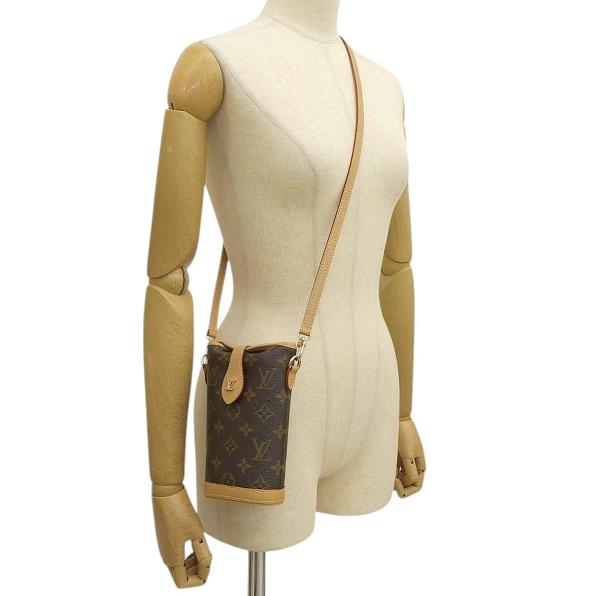 ルイヴィトン LOUIS VUITTON モノグラム フォールドミーポーチ ミニバッグ ショルダーバッグ 斜め掛け レディース M80874 4629