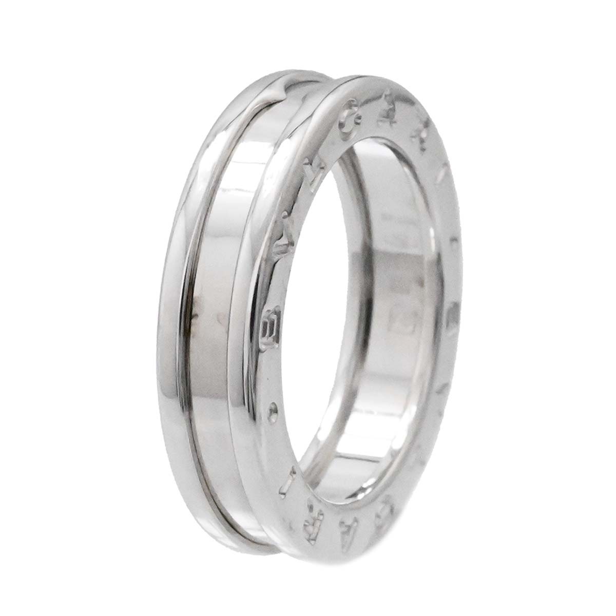 ブルガリ BVLGARI 750WG ホワイトゴールド ビーゼロワンリング XS 1バンド B-ZERO1レディース サイズ49  3620