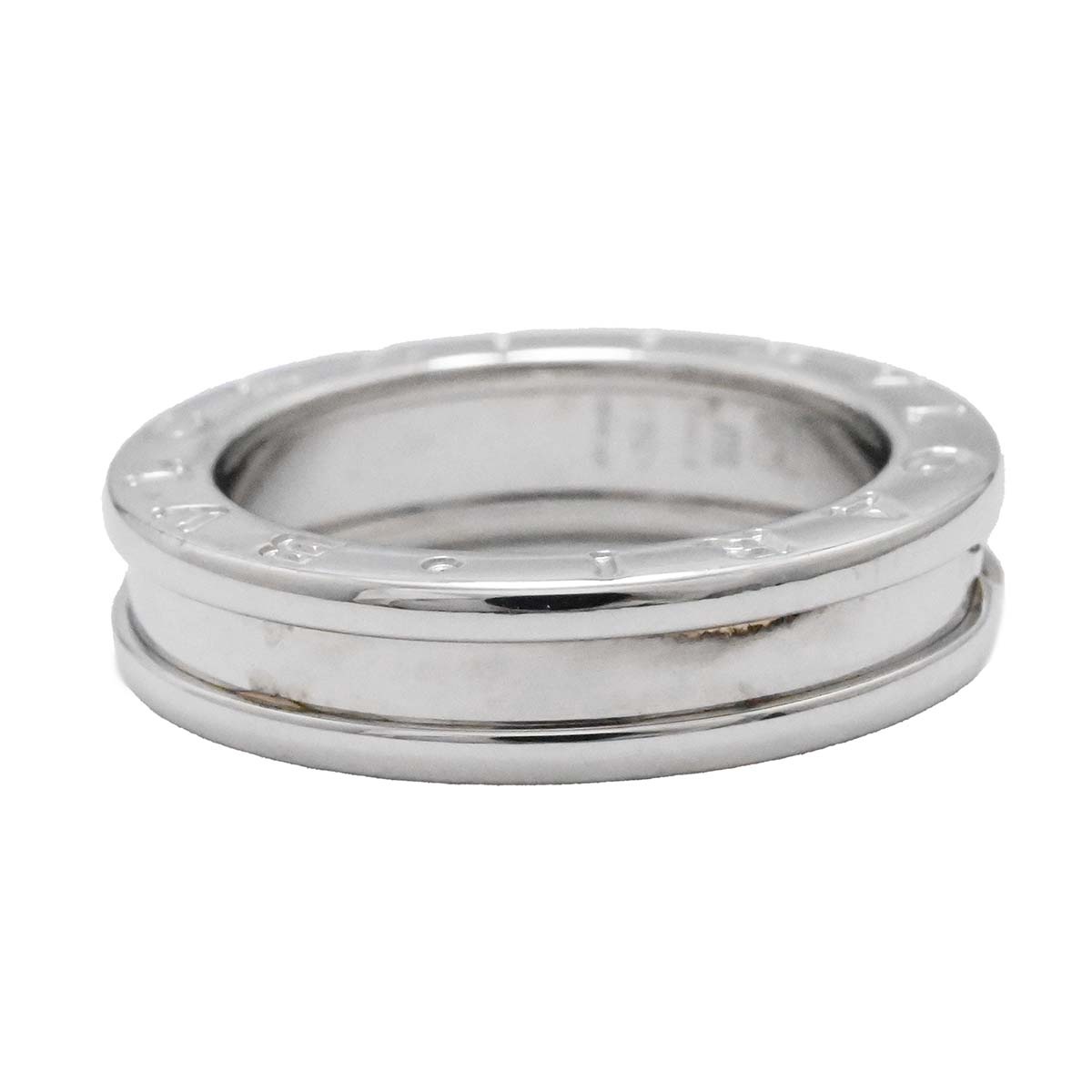 ブルガリ BVLGARI 750WG ホワイトゴールド ビーゼロワンリング XS 1バンド B-ZERO1レディース サイズ49  3620