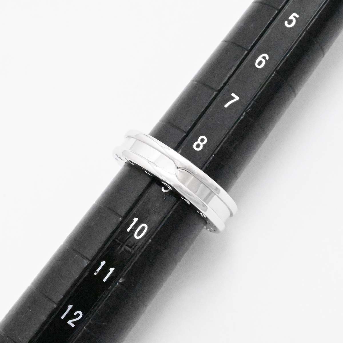 ブルガリ BVLGARI 750WG ホワイトゴールド ビーゼロワンリング XS 1バンド B-ZERO1レディース サイズ49  3620