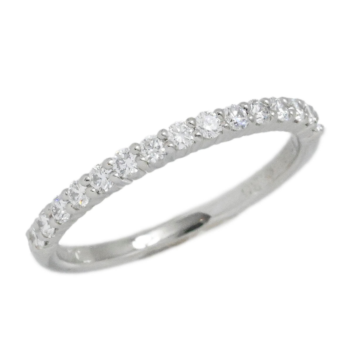 ロイヤルアッシャー ROYAL ASSCHER Pt950 プラチナ ダイヤ0.30ct ハーフエタニティサイズ12号 レディース  3817