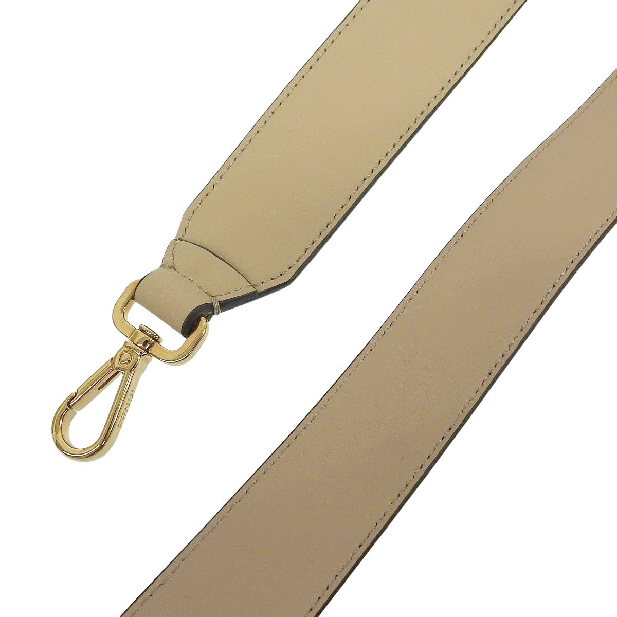 フェンディ FENDI キャム ショルダーバッグ カメラバッグ ポシェット 斜め掛け レザー ベージュ レディース 4630