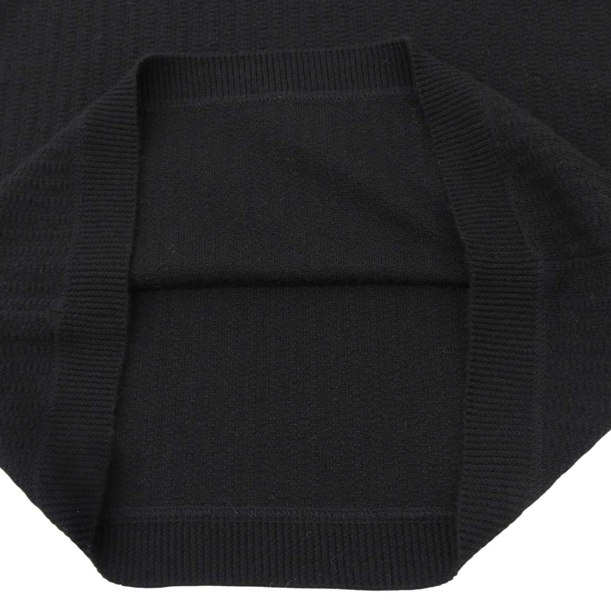 シャネル CHANEL ココマーク 半袖 ニット カットソー ウール カシミヤ ブラック 38 レディース 4719