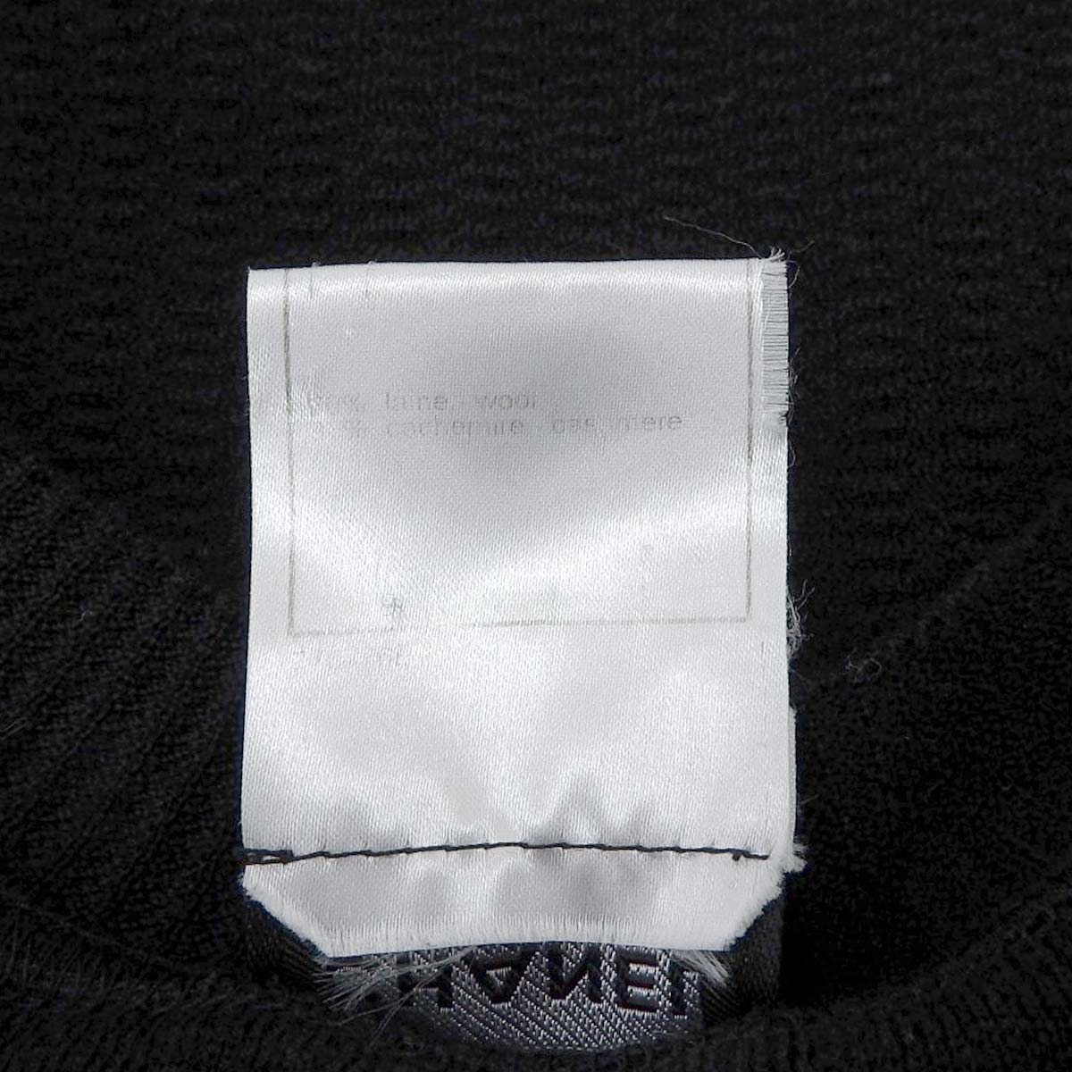 シャネル CHANEL ココマーク 半袖 ニット カットソー ウール カシミヤ ブラック 38 レディース 4719