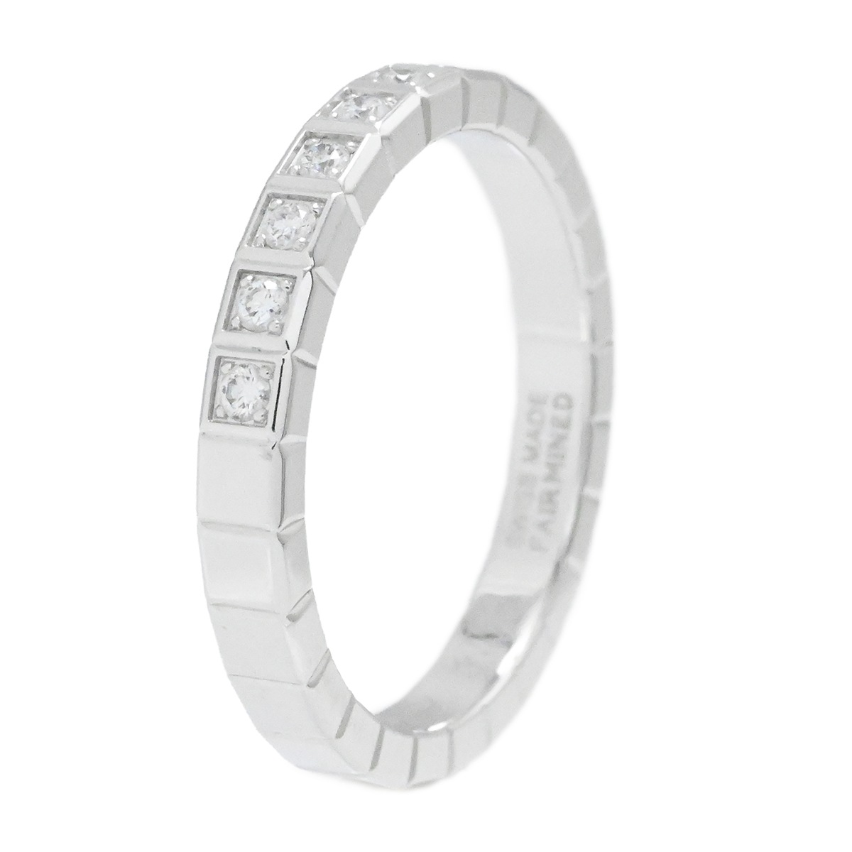 ショパール CHOPARD 750WG ホワイトゴールドアイスキューブ ハーフエタニティリング ダイヤ レディース サイズ7号  2014