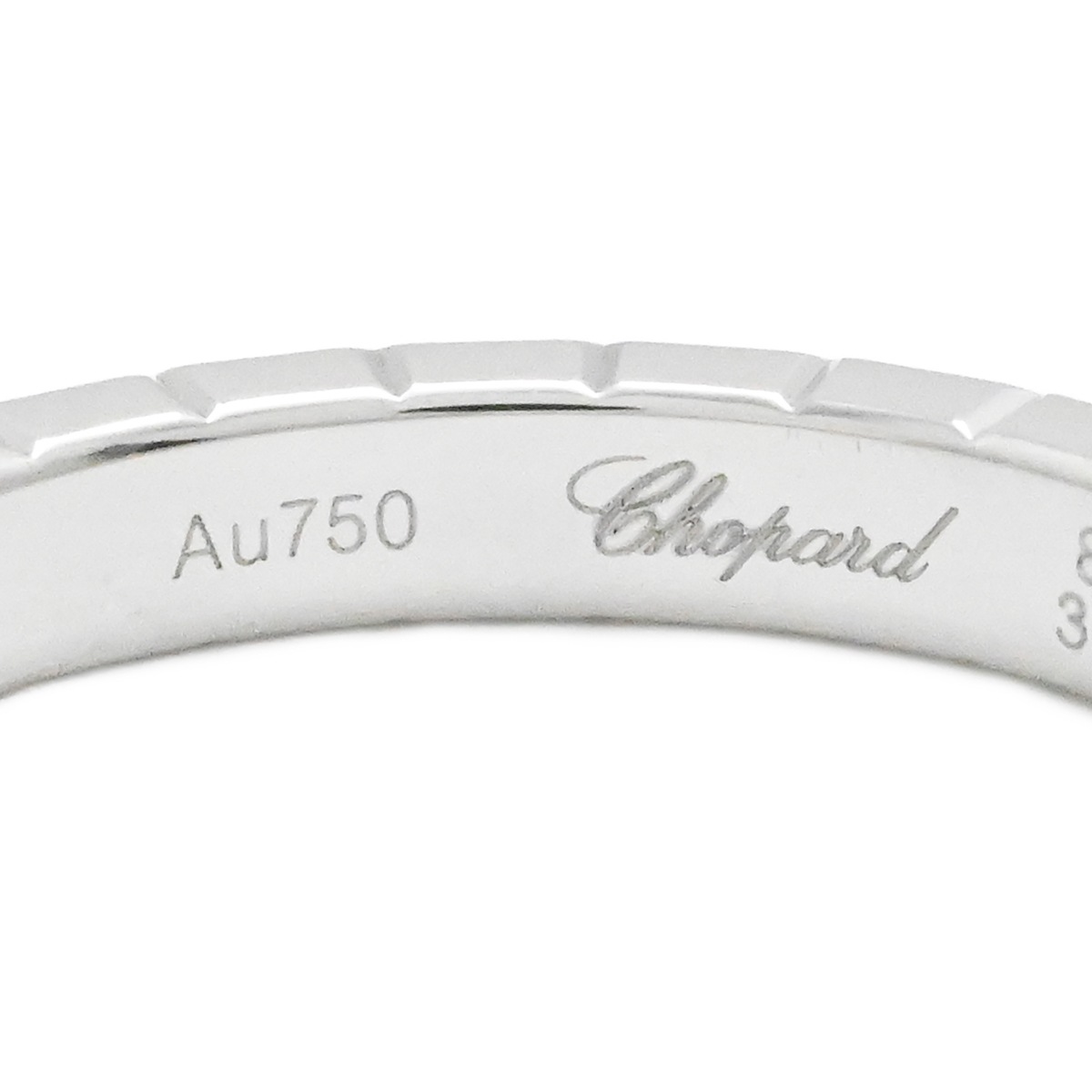 ショパール CHOPARD 750WG ホワイトゴールドアイスキューブ ハーフエタニティリング ダイヤ レディース サイズ7号  2014