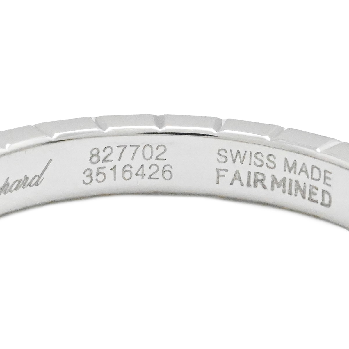 ショパール CHOPARD 750WG ホワイトゴールドアイスキューブ ハーフエタニティリング ダイヤ レディース サイズ7号  2014